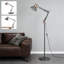  LED Floor Lamp, Vintage Metal Swivel Floors Lamp, 3 Usage Modes - Floors Lamp, Table Lamp and Clip Lamp, E27Architectural Reading Lamp with Push Button for Bedrooms, Offices and Studios