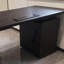 Bureau en bois avec grand rangement dissimulé-1805203280