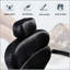 Fauteuil de coiffeur inclinable de qualité supérieure avec pompe hydraulique robuste, rotation à 360 ° et charge maximale de 330 lb pour un confort de salon