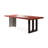 Red + Black Rectangular Solid Wood + Carbon Steel + Acrylic with 1 drawers desk-233492141