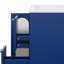 Meuble-lavabo autoportant 24 po avec 2 tiroirs et porte réglable 24 po avec lavabo, tablette réglable-114229265