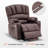 Aneria Power Recliner Lift Chair with Massage and Heat, Extended Footrest, Faux Leather-827687368