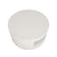 Table basse ronde de 31,5 po, table centrale moderne avec rangement, table basse à rayures verticales pour salon, chambre à coucher (blanc)-797110369