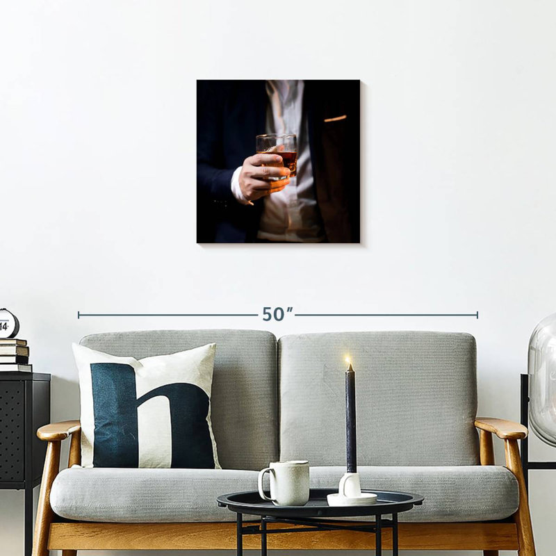 Yarlin Chic Whiskey, 20" H x 20" W