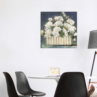 Chelsea Hydrangea by Sally Swatland - Wrapped Canvas Print
