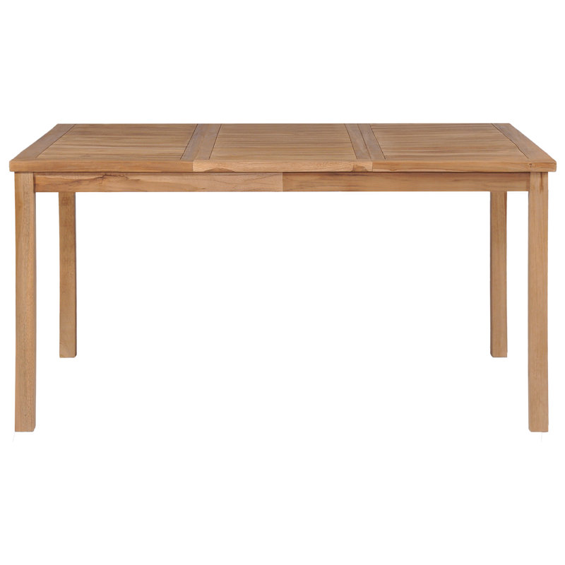 Dakota Rectangular Teak Outdoor Dining Table , cm W cm D, 77cm H x 150cm L x 90cm W