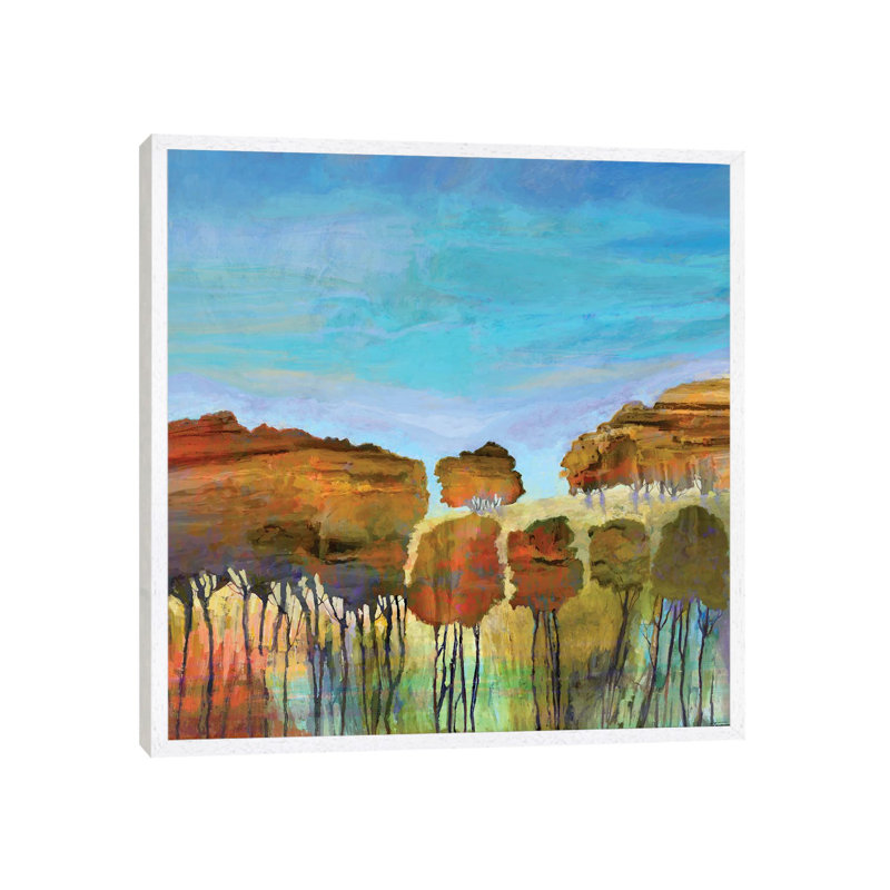 Harmony III 1 Piece Wall Art on Canvas, 93.98cm H x 93.98cm W x 3.81cm D, White Floater Framed