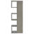 Weathered Grey 5-Shelf Bookcase