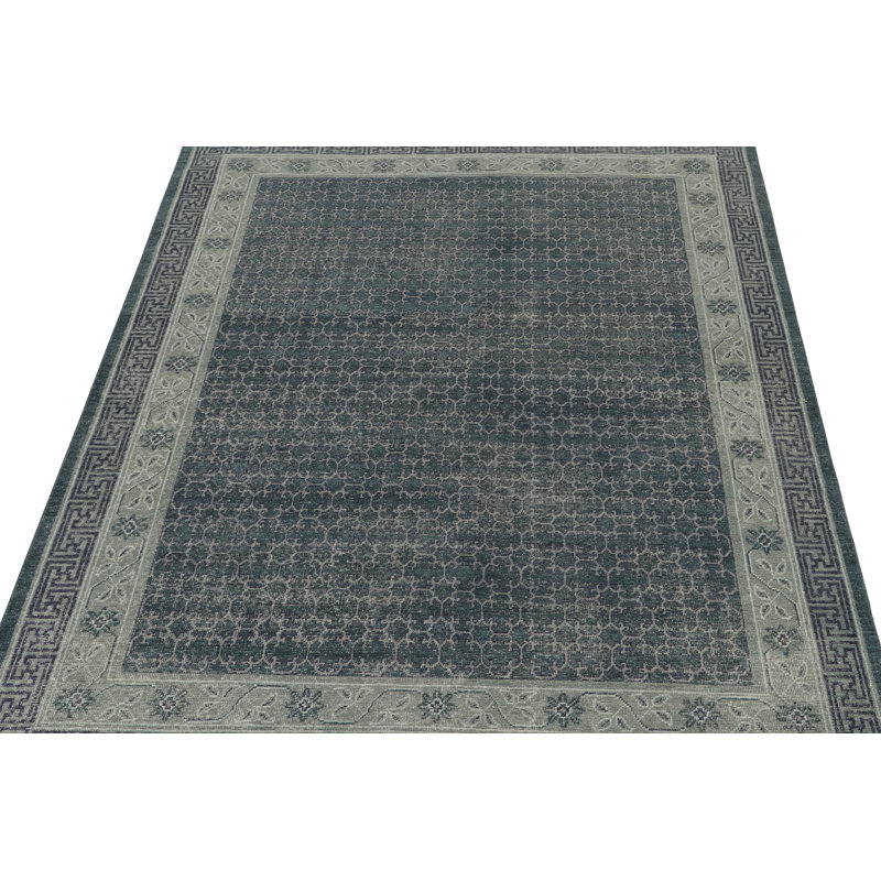Homage Geometric Area Rug in Gray