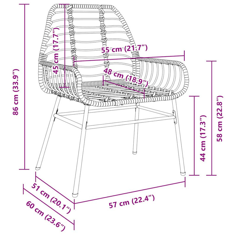 Rectangular 5 - Piece 4 - Person 160Cm L Outdoor Table Set, 73cm H x 160cm W x 80cm D