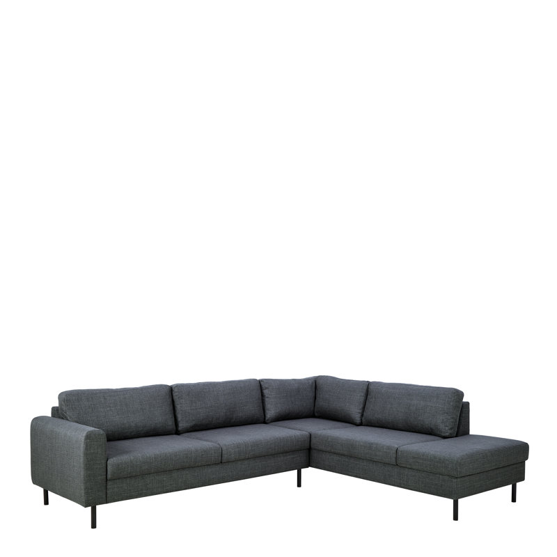 4 Seater Corner Sectiona , Dark Grey