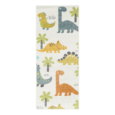 Unique Loom Dinotopia Whimsy Kids Rug