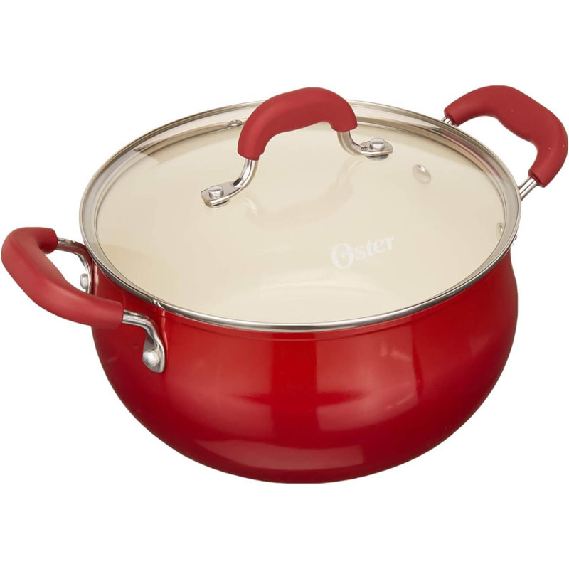 Ensemble de batterie de cuisine 8 pièces, Rouge dégradé