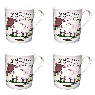 Baa Baa Sheep Evianna Bone China Mugs