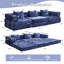 Canapé convertible Chenille-605601150