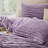 Bedsure King Size Comforter Sets - 3-Piece Double-Sided Fleece Fluffy Lavender Bedding, Cozy Striped Aesthetic for Modern & Guest Bedrooms, All-Season Luxury Home Decor-110437411-105492176