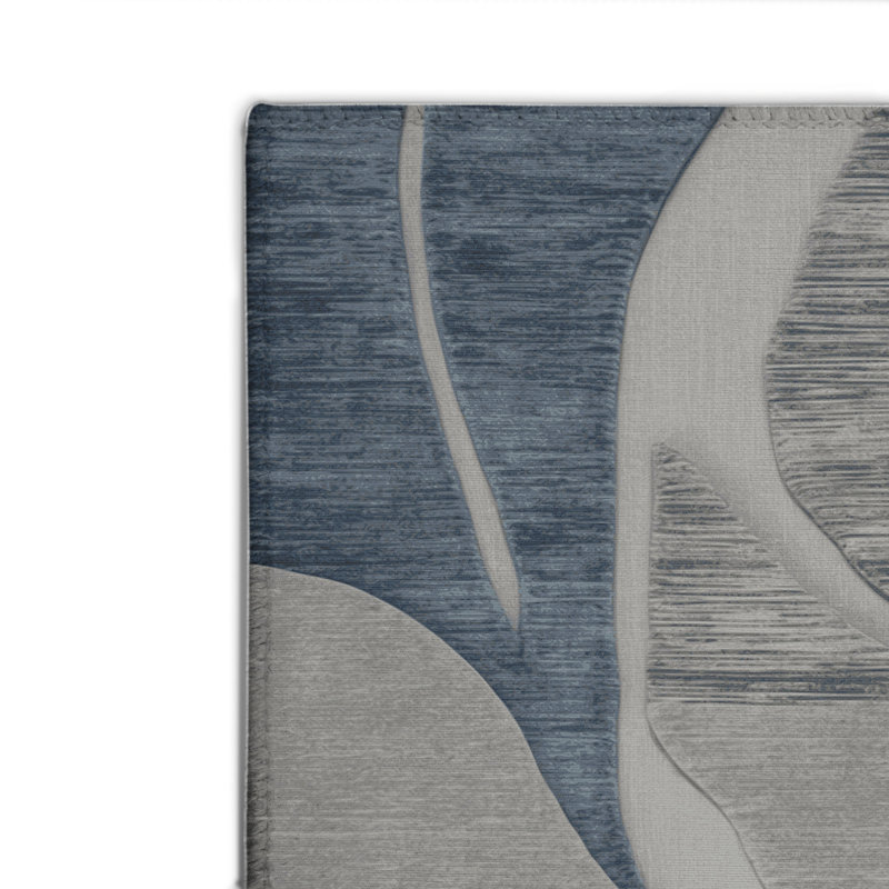 Tapis brun abstrait intérieur et extérieur