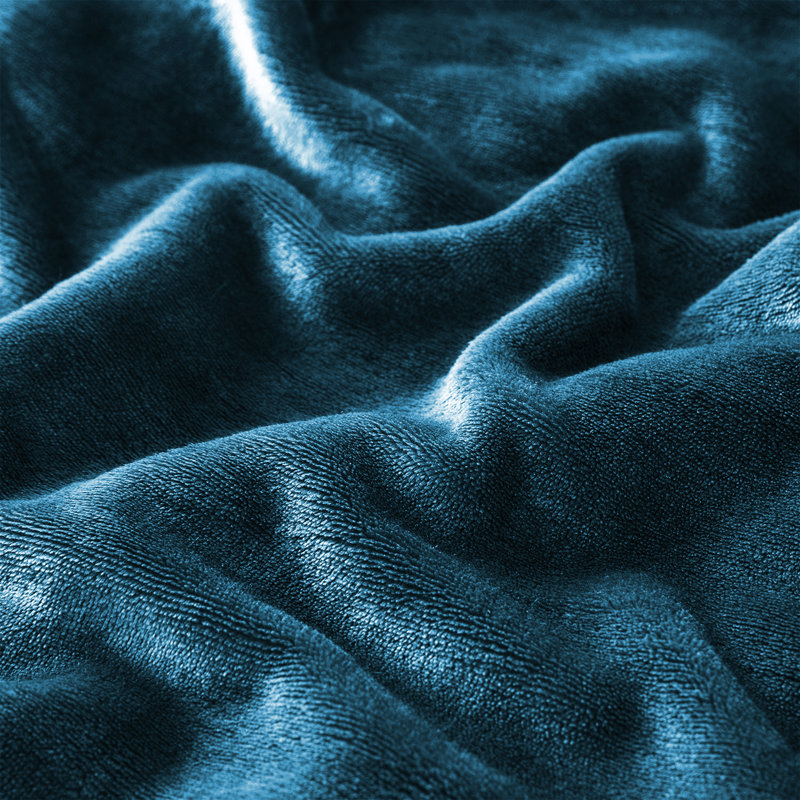 Aspire Homeware Deluxe Hotel Collection Ultra-Soft Sherpa Fleece Throw Blanket for Plush & Cozy Comfort, Teal
