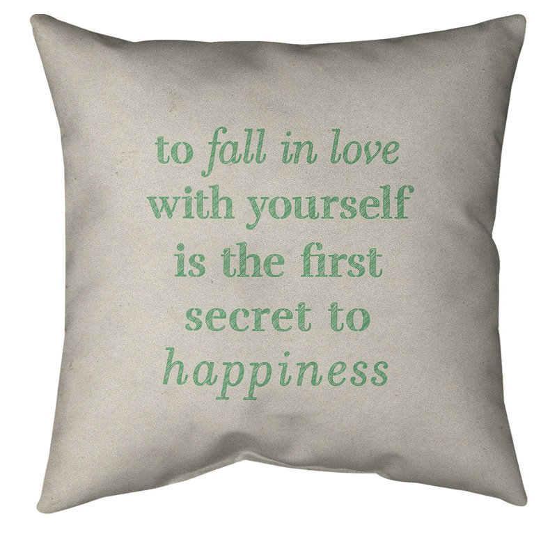 Coussin de sol, 40 po x 40 po, Blanc / Vert