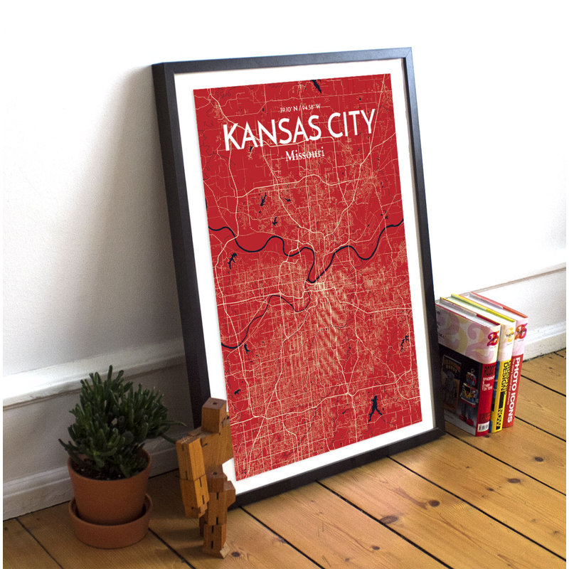 Kansas City 1 Piece Wall Art, 50.8cm H x 40.6cm W x 0.13cm D