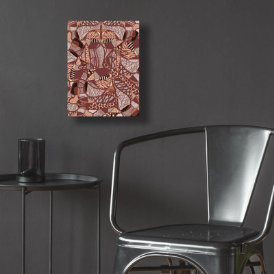 " Colourful Abstract Brown Earth Fluctuation " by Sabrina Balbuena