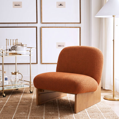 Chaise d'appoint rembourrée Decker