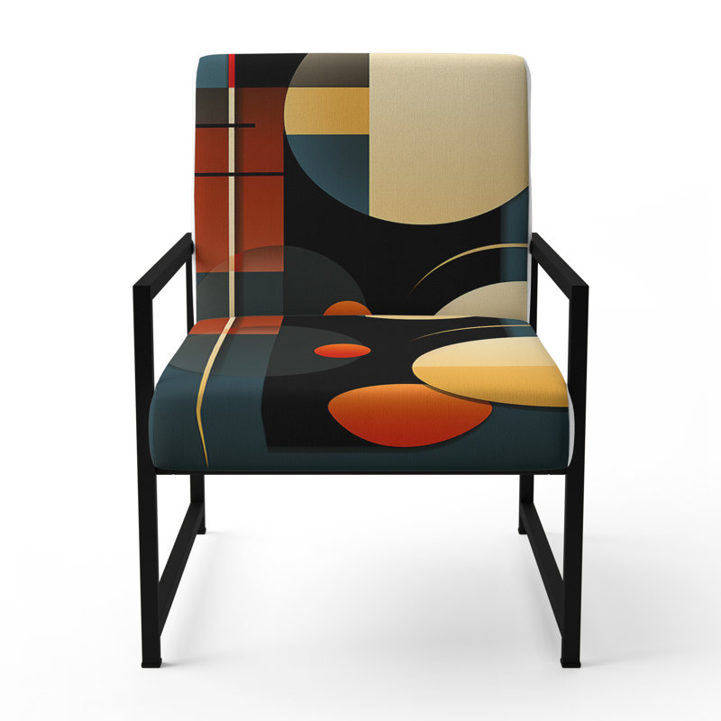 Fauteuil d'appoint rembourré Briadale, Noir, noir, noir, noir
