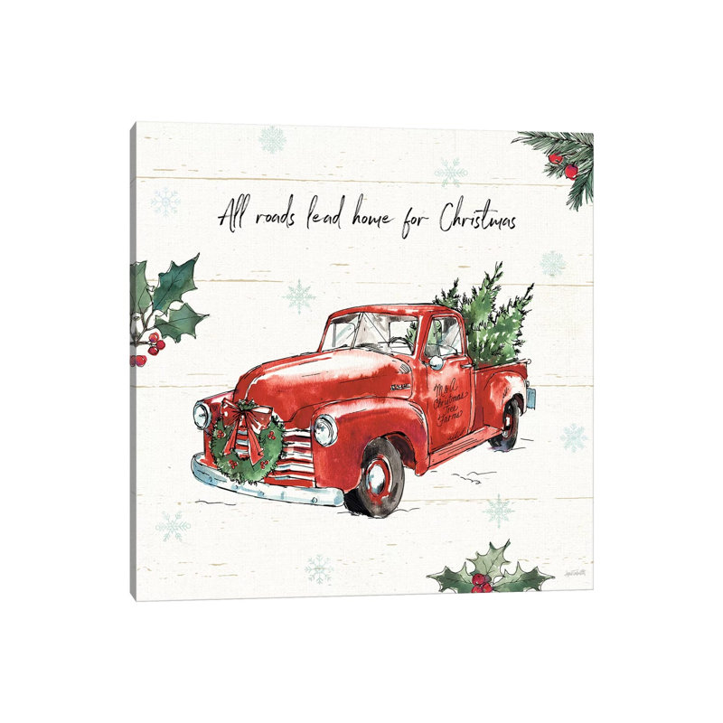 Holiday On The Farm VI by Anne Tavoletti - Wrapped Canvas Print, 30.48cm H x 30.48cm W