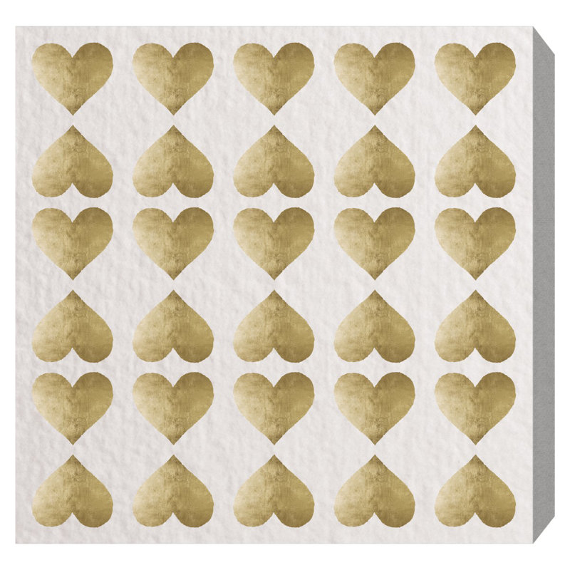 Love Game by Oliver Gal - Wrapped Canvas Print, 30.5cm H x 30.5cm W