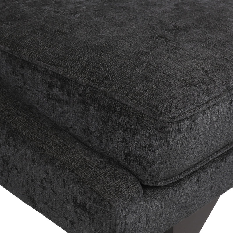 Chaise longue Orientation, Polyester noir