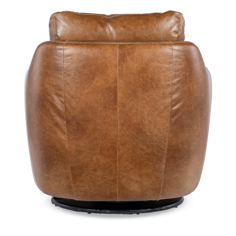 Beau Leather Swivel Recliner
