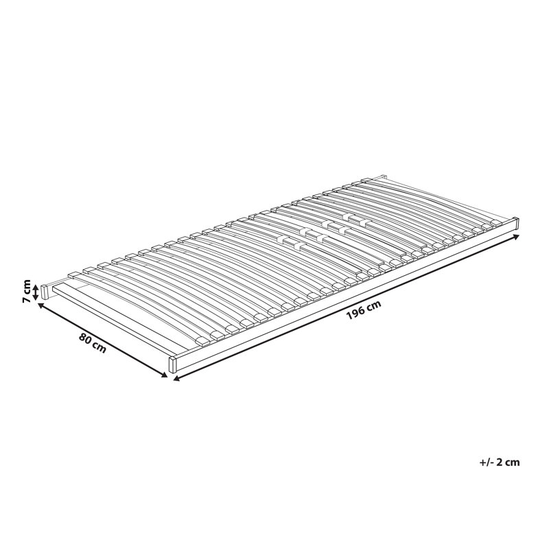 Swarit Solid Wood Bed, 80 x 200cm
