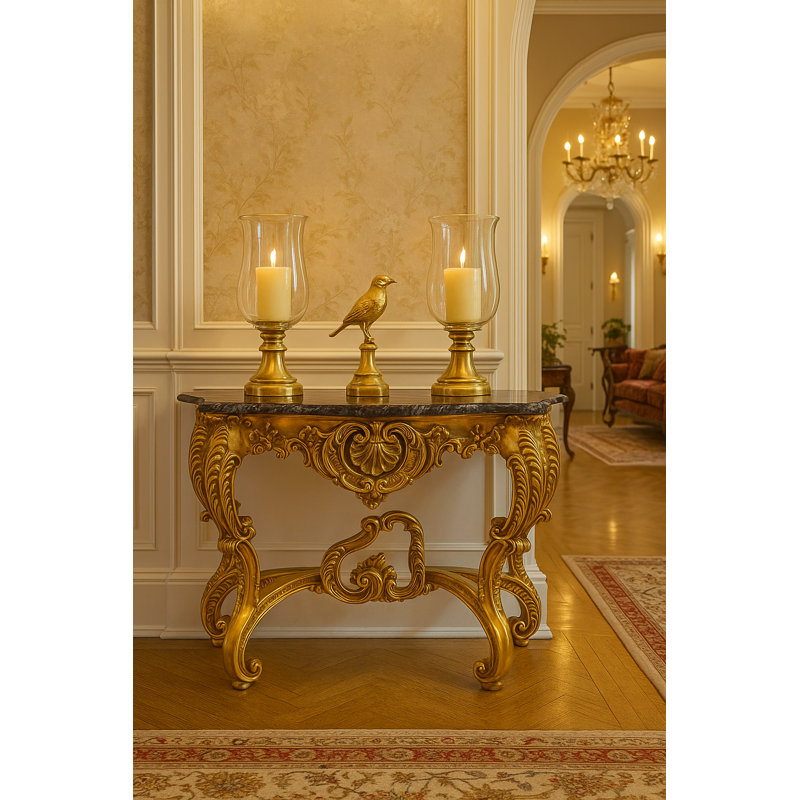 Infinity 36'' W Marble Console Table