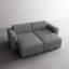 Berlare 2 - Piece Upholstered Corduroy Modular Sectional Sofa – Fully Compressed, No Assembly Required-2074165481
