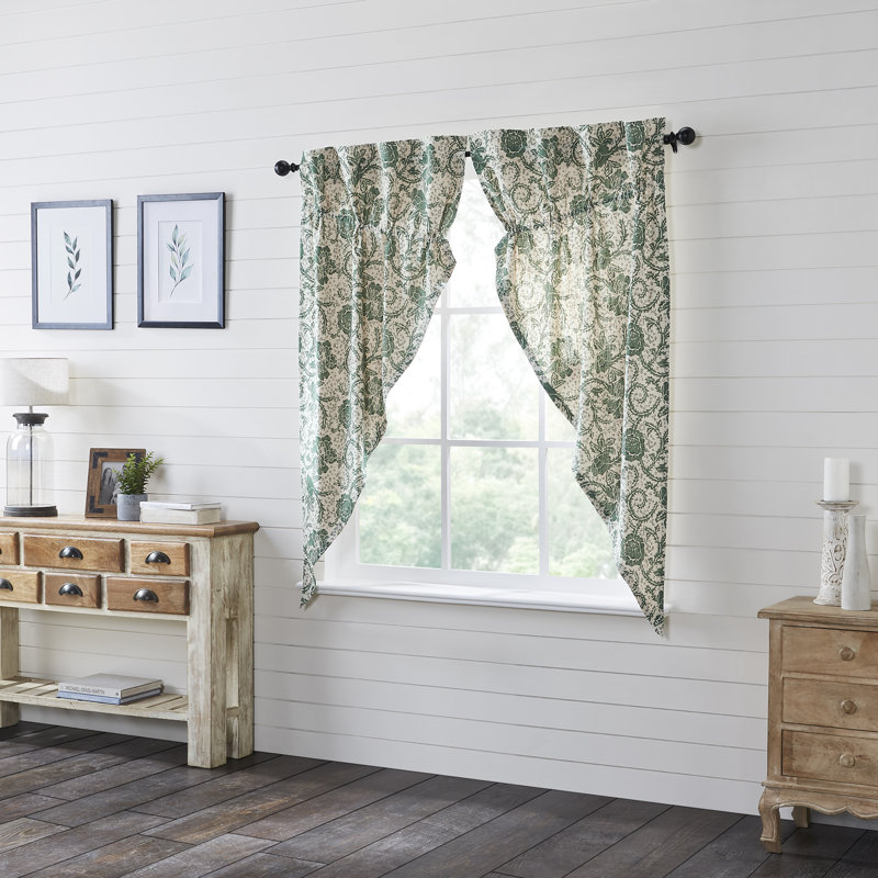 Axminster 100% Cotton Room Darkening Curtain Pair, 36" W x 63" L