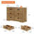 Laziza Farmhosue Wood Dresser for Bedroom with 6 Drawers-1213023377