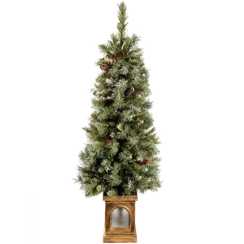 Lighted Artificial Christmas Tree