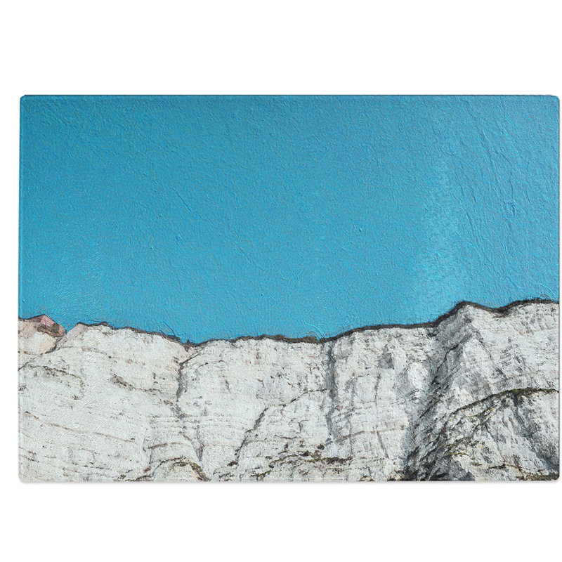 Glass Looking Up At The White Cliffs of Dover Chopping Board, 28.5 cm W x 20 cm L