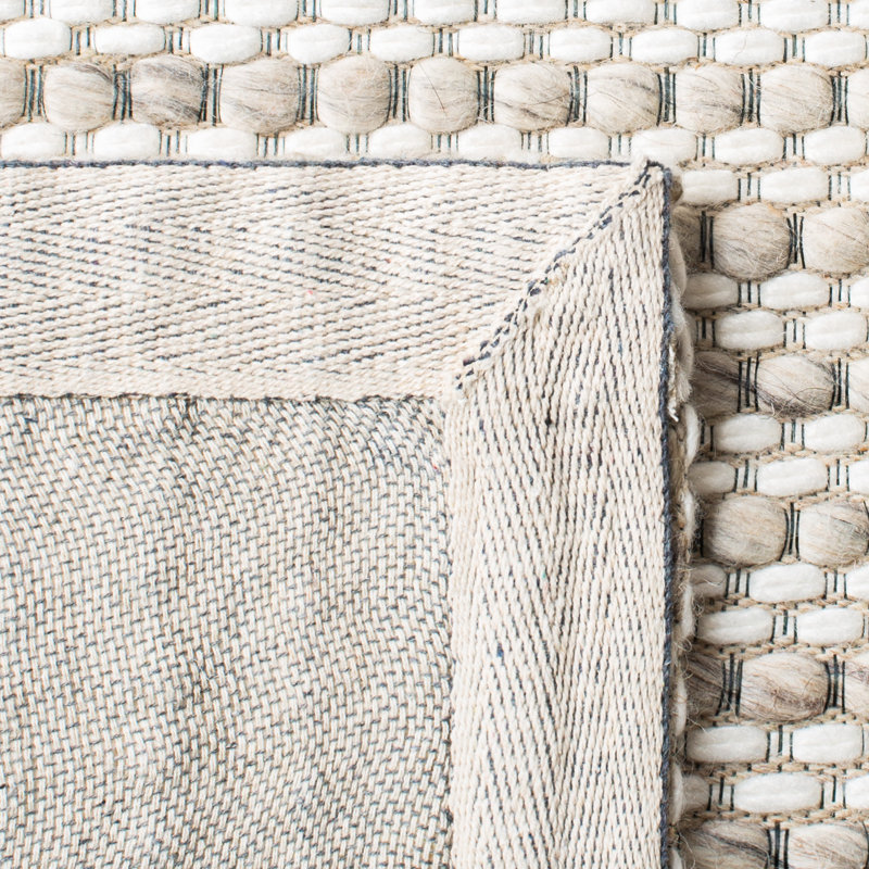 Marbella Contemporary Area Rug In Light Brown / Ivory, Rectangle 91 x 152 cm