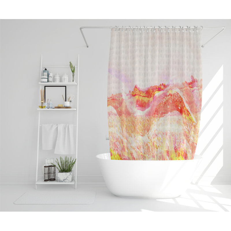Dimostenis Polyester Shower Curtain Set