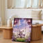 Reproduction d'art sur toile, "Un ours en peluche rose pastel moelleux avec une expression joyeuse"-846517432