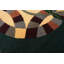 Tapis beige moderne à motif floral 5X8