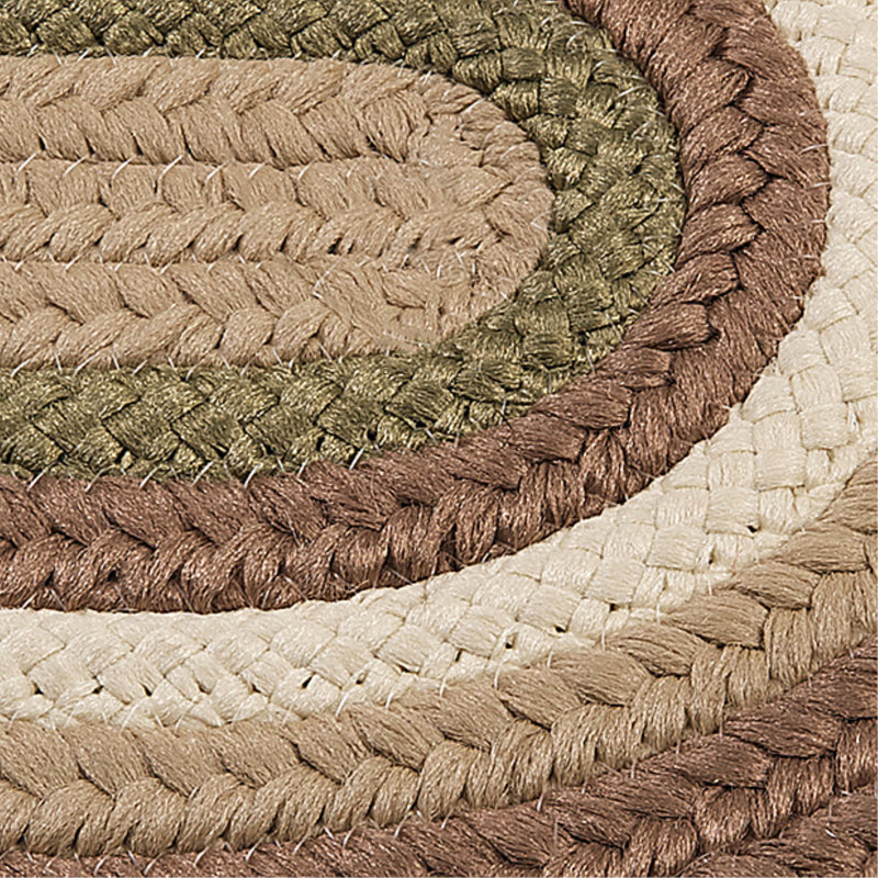 Tapis tressé Talkington, Ovale 8 pi x 10 pi