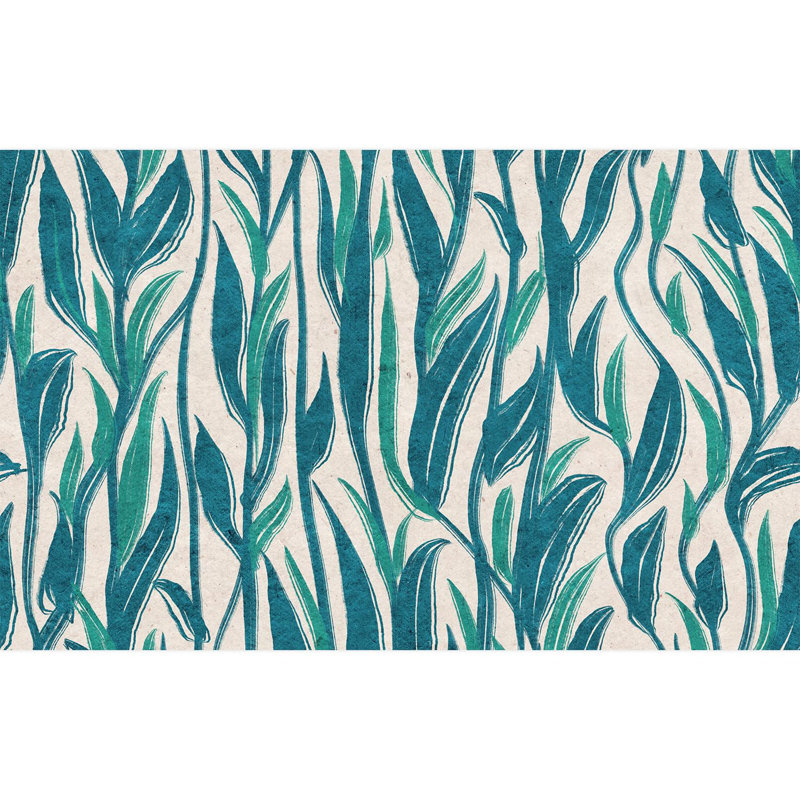 Bordure florale pelez et collez, L 120 po x l 192 po