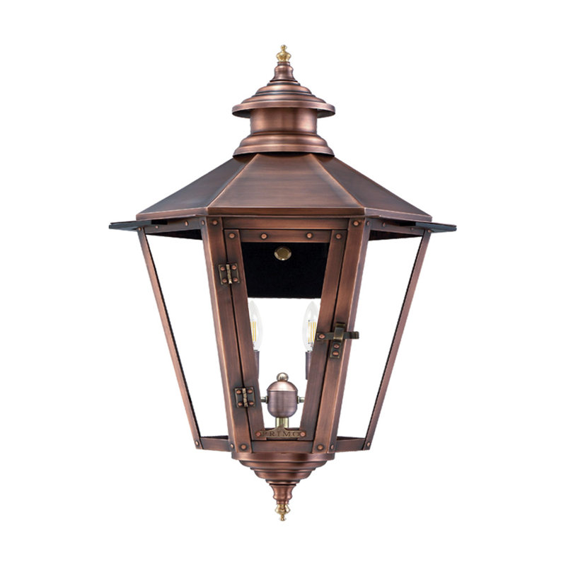 Notoway Empire Lantern, 17" H x 16" W x 16" D
