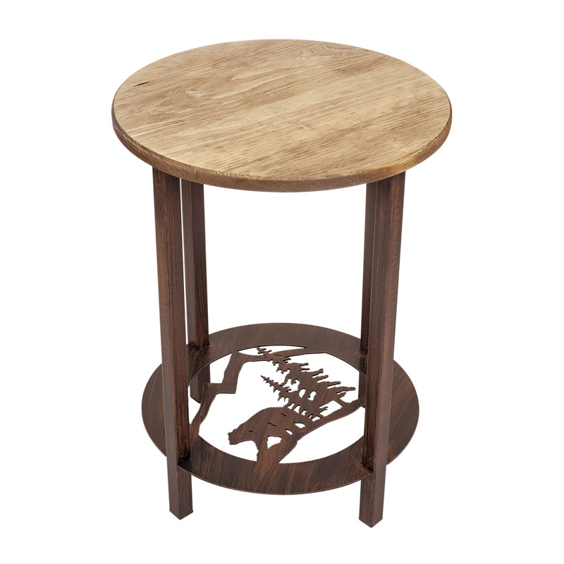 Table de bout avec rangement Harner