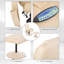 Faux Leather Massage Chair with Footstool-2006800455