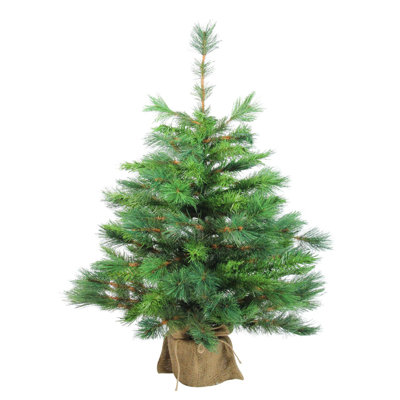 Arbre de Noël artificiel épinette moyen 3 pi New Carolina