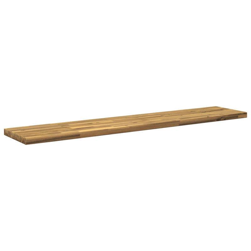 Solid Wood Table Top, 3.5cm H x 50cm W x 40cm D, White