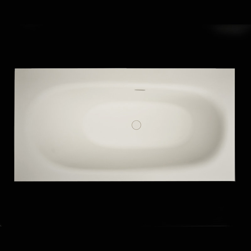 Aquagrande 71'' L Freestanding Soaking Bathtub, Matte White